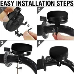 Fietsbel Zwart 5.5 Cm Stalen Fietsbel - Universele Fietsbel Zwart Hoorbare Klank. -Fietswereld Verkoop 1200x1200 624