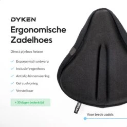 Dyken Zadelhoes Fiets Gel - Zadeldek - Universele Fietszadelhoes - Brede Zadels - Zwart 14 Dyken Zadelhoes Fiets Gel - Zadeldek - Universele Fietszadelhoes - Brede Zadels - Zwart -Fietswereld Verkoop 1200x1200 641