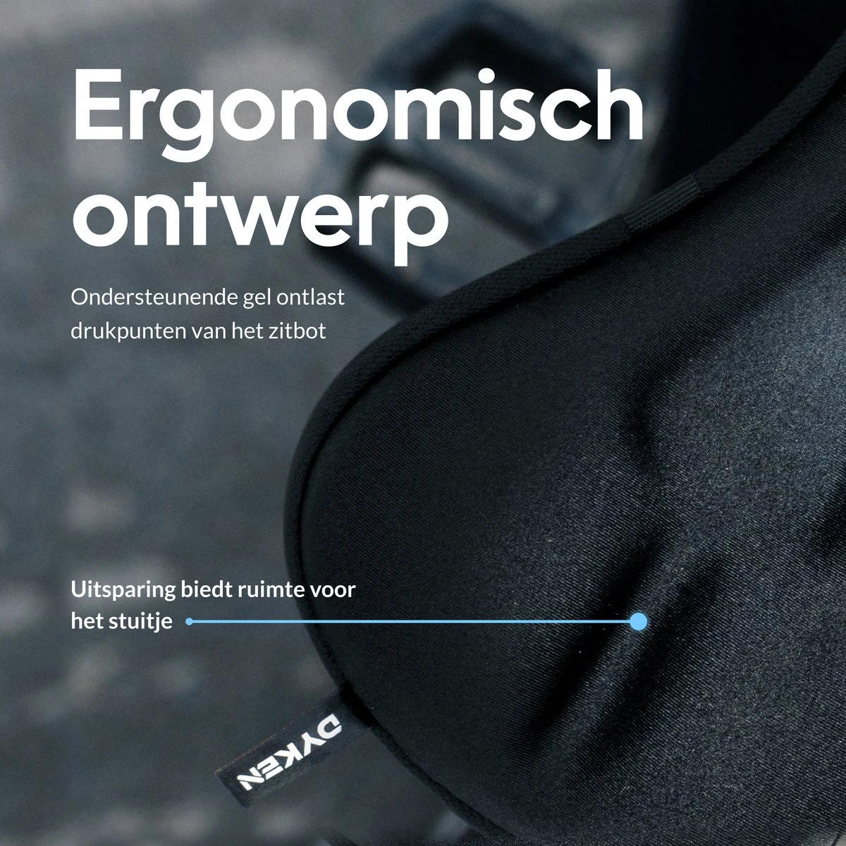 Dyken Zadelhoes Fiets Gel - Zadeldek - Universele Fietszadelhoes - Brede Zadels - Zwart 9 Dyken Zadelhoes Fiets Gel - Zadeldek - Universele Fietszadelhoes - Brede Zadels - Zwart - Afbeelding 7