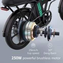 Hitway BK5 - Elektrische Fiets - E-Bike Opvouwbaar - 8,4Ah Accu- 2023 Model -Fietswereld Verkoop 1200x1200 68