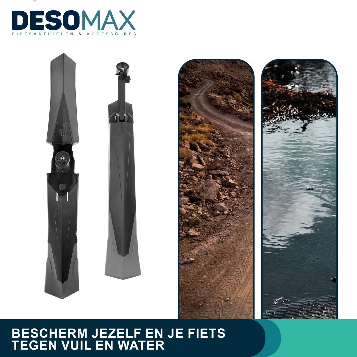 DesoMax Spatbord Mountainbike Racefiets Set Achterspatbord & Voorspatbord MTB Ass Saver Spatborden Mtb Fiets - Spatbordset 10 DesoMax Spatbord Mountainbike Racefiets Set Achterspatbord & Voorspatbord MTB Ass Saver Spatborden Mtb Fiets - Spatbordset - Afbeelding 8