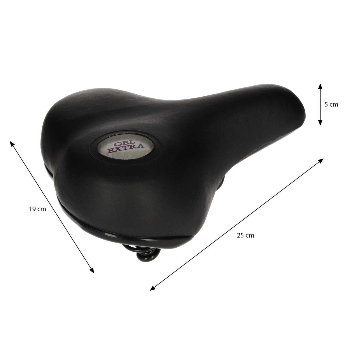 Benson Universeel Gel Fietszadel Voor Dames En Heren - 23x18x6 Cm - Zwart | Comfortabel Unisex Zadel Past Op Elke Fiets 8 Benson Universeel Gel Fietszadel Voor Dames En Heren - 23x18x6 Cm - Zwart | Comfortabel Unisex Zadel Past Op Elke Fiets - Afbeelding 6