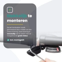 Voltano Ergonomisch Gevormde Fiets Handvatten - Handvat Eenvoudig En Stevig Vastzetten Met Imbus - Inclusief Bevestigingsmateriaal - Anti Plak Coating - Verhoogde Grip Fietshandvatten -Fietswereld Verkoop 1200x1200 753
