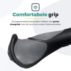 Voltano Ergonomisch Gevormde Fiets Handvatten - Handvat Eenvoudig En Stevig Vastzetten Met Imbus - Inclusief Bevestigingsmateriaal - Anti Plak Coating - Verhoogde Grip Fietshandvatten -Fietswereld Verkoop 1200x1200 755