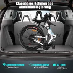 Myatu E-Bike 26-inch E-bike Voor Vrouwen En Mannen, Mountainbike Elektrische Fiets Met 36V 10.4AH Accu En Shimano 21 Versnellingen, 21 Versnellingen, Derailleur, 250 W-Zwart En Blauw -Fietswereld Verkoop 1200x1200 76