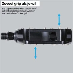 BBB Cycling MountainHigh Set Fietspedalen MTB - Platformpedalen - Antislip Mountainbike Pedalen - Mat Zwart - BPD-32 -Fietswereld Verkoop 1200x1200 763