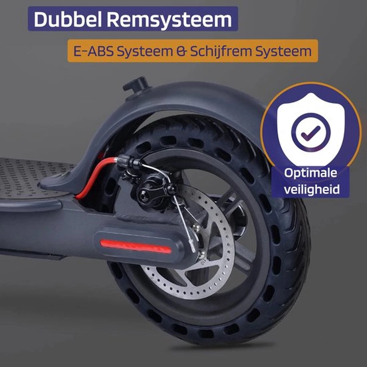 Kick&Move - Elektrische Step - E Scooter - Anti Lek Banden - 32 Km/u - App - LED Verlichting - Cruise Control - Schokbestendige Wielen - Anti Diefstal Optie 15 Kick&Move - Elektrische Step - E Scooter - Anti Lek Banden - 32 Km/u - App - LED Verlichting - Cruise Control - Schokbestendige Wielen - Anti Diefstal Optie - Afbeelding 13