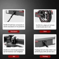 Elektrische Step Pro Voor Volwassenen - Elektrische Scooter Met 8.5''banden - Motorvermogen E Step Van 350W - Bereik Tot 28km Aan Snelheid Van 25km/u - Met App -Fietswereld Verkoop 1200x1200 811