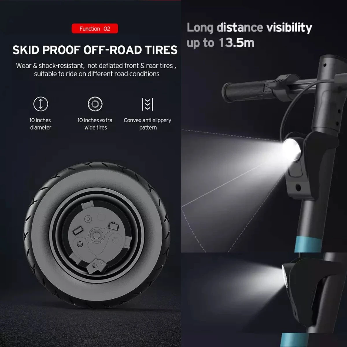 Suotu Elektrische Step M5 - 10 Inch Pro - E Scooter - 25 Km/u Speed 350W 6 Suotu Elektrische Step M5 - 10 Inch Pro - E Scooter - 25 Km/u Speed 350W - Afbeelding 4