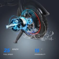 Merkloos Windgoo - B3 Pro V2 - Elektrische Long-Range E-Bike Met Trappers - E-bike - 25Km / H - Zwart 14 Merkloos Windgoo - B3 Pro V2 - Elektrische Long-Range E-Bike Met Trappers - E-bike - 25Km / H - Zwart -Fietswereld Verkoop 1200x1200 84