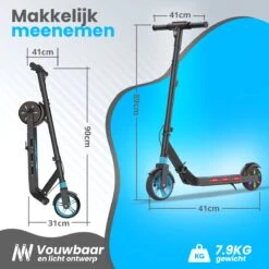 Stay-on Kes 1 Zwart - Elektrische Step Voor Kinderen Met Bluetooth Speaker En Led Color Lights - Met Nederlandse Handleiding -Fietswereld Verkoop 1200x1200 853