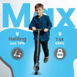 Stay-on Kes 1 Zwart - Elektrische Step Voor Kinderen Met Bluetooth Speaker En Led Color Lights - Met Nederlandse Handleiding -Fietswereld Verkoop 1200x1200 855