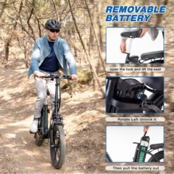 HITWAY Elektrische Fiets - E-Bike - 20 Inch- Fatbike - 250 W- Shimano 7 Versnellingen -Fietswereld Verkoop 1200x1200 86