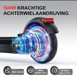 Stay-on Esmax | Elektrische Step Voor Volwassenen | 500w |15ah! |35kmu | Bereik 35/45km | Met APP & Nederlandse Handleiding -Fietswereld Verkoop 1200x1200 872