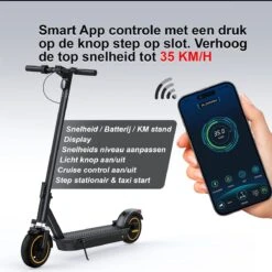 Stay-on Esmax | Elektrische Step Voor Volwassenen | 500w |15ah! |35kmu | Bereik 35/45km | Met APP & Nederlandse Handleiding -Fietswereld Verkoop 1200x1200 877