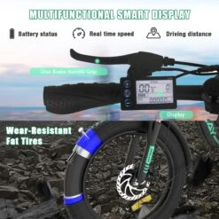 HITWAY E-Bike Elektrische Fiets 20 Inch Fat Tire E-Bicycle Vouwfiets, 250 W/36 V/11,2 Ah Accu, Max. Bereik Tot 35-90 Km, Offroad-mountainbike Met Shimano 7-versnellingen, City EBike Met Slot -Fietswereld Verkoop 1200x1200 9