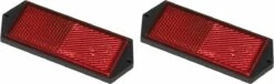 PROPLUS Pro Plus Reflector Met Schroefbevestiging - 104 X 40 Mm - Rood - 2 Stuks -Fietswereld Verkoop 1200x368