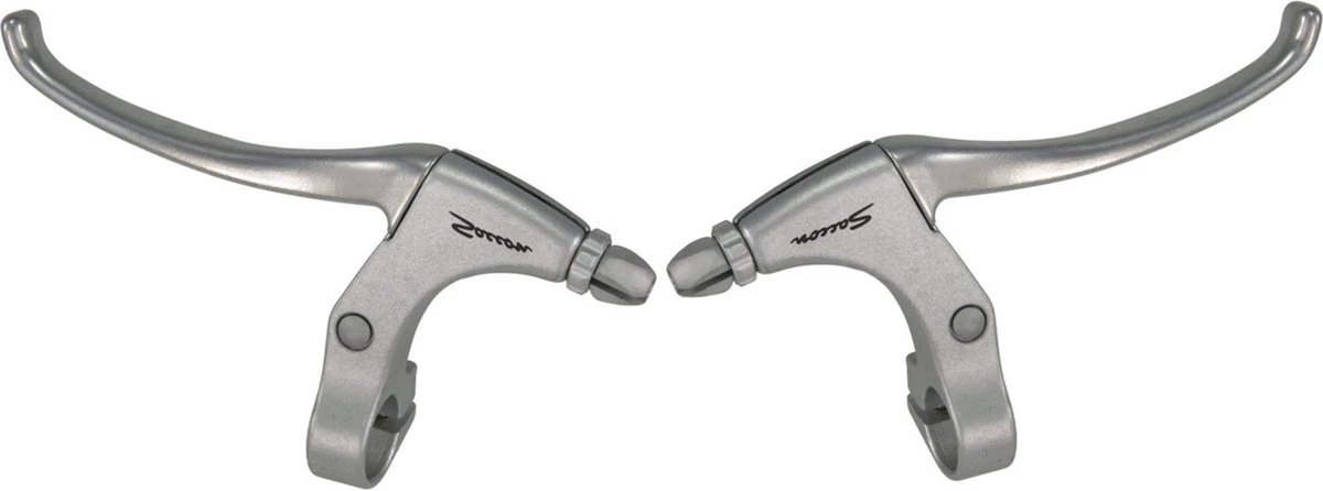 Remgreepset Saccon Voor Rollerbrake - 4 Vingers - Satin / Zilver 4 Remgreepset Saccon Voor Rollerbrake - 4 Vingers - Satin / Zilver - Afbeelding 2