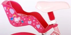 Volare Disney Princess Kinderfiets - Meisjes - 16 Inch - Roze Blauw - Twee Handremmen -Fietswereld Verkoop 1200x599