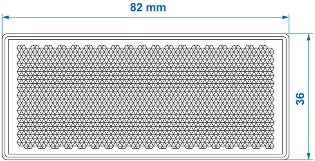 PROPLUS Pro Plus Reflector Zelfklevend - 82 X 36 Mm - Wit - 2 Stuks 13 PROPLUS Pro Plus Reflector Zelfklevend - 82 X 36 Mm - Wit - 2 Stuks - Afbeelding 11