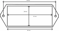 PROPLUS Pro Plus Reflector Met Schroefbevestiging - 104 X 40 Mm - Rood - 2 Stuks -Fietswereld Verkoop 1200x643 1