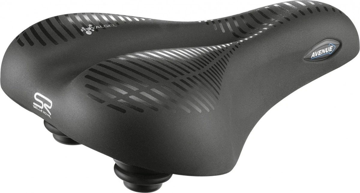 Selle Royal Avenue Moderate 8466 - Fietszadel - Gel - Zwart 3 Selle Royal Avenue Moderate 8466 - Fietszadel - Gel - Zwart