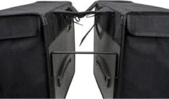 Fastrider Canvas 94 Dubbele Fietstas Zwart - 56L -Fietswereld Verkoop 1200x701 1