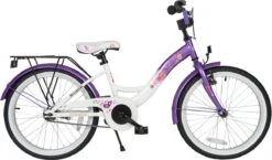 Bikestar 20 Inch Classic Kinderfiets, Lila / Wit -Fietswereld Verkoop 1200x704