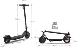 Sharp KS1AEU-B Elektrische Step - 8.5 Inch - 350W - 25km/h - Actieradius Max. 25km - Ingebouwd Display - Appbediening -Fietswereld Verkoop 1200x735 4