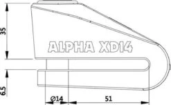 Oxford XA14 Alarm Schijfremslot ART 4 - Geel 10 Oxford XA14 Alarm Schijfremslot ART 4 - Geel -Fietswereld Verkoop 1200x738 2