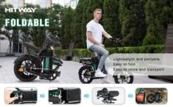 HITWAY E Bike Elektrische Fiets Vouwfiets, 36V/8.4Ah Batterij, 250W Motor, 25km/h, 35-70km, 16" City EBike Voor Heren En Dames 17 HITWAY E Bike Elektrische Fiets Vouwfiets, 36V/8.4Ah Batterij, 250W Motor, 25km/h, 35-70km, 16" City EBike Voor Heren En Dames -Fietswereld Verkoop 1200x742 11