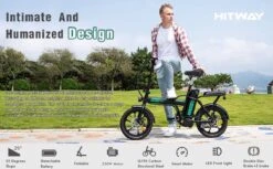 HITWAY E Bike Elektrische Fiets Vouwfiets, 36V/8.4Ah Batterij, 250W Motor, 25km/h, 35-70km, 16" City EBike Voor Heren En Dames 15 HITWAY E Bike Elektrische Fiets Vouwfiets, 36V/8.4Ah Batterij, 250W Motor, 25km/h, 35-70km, 16" City EBike Voor Heren En Dames -Fietswereld Verkoop 1200x742 9