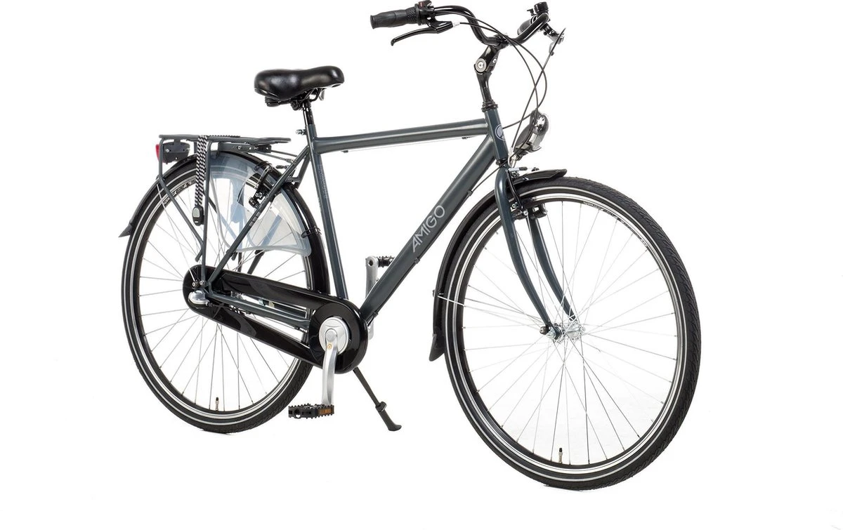 Amigo Bright - Herenfiets 28 Inch - Fiets Met 3 Versnellingen - Antraciet 7 Amigo Bright - Herenfiets 28 Inch - Fiets Met 3 Versnellingen - Antraciet - Afbeelding 5