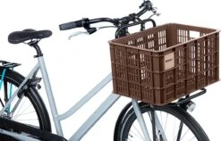 Basil Fietskrat L - Groot - 40 Liter - Bruin -Fietswereld Verkoop 1200x768 3