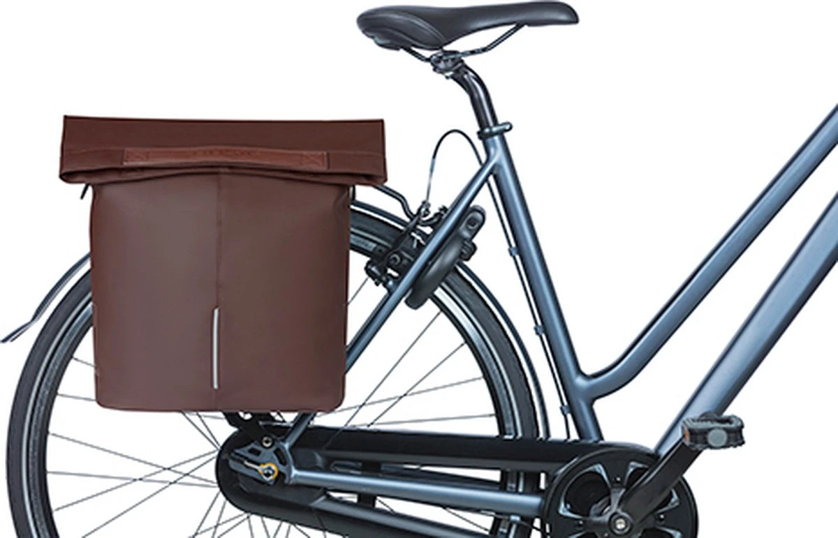 Basil City Fietsshopper - Enkele Fietstas - 14-16 Liter - Roasted Bruin 8 Basil City Fietsshopper - Enkele Fietstas - 14-16 Liter - Roasted Bruin - Afbeelding 6