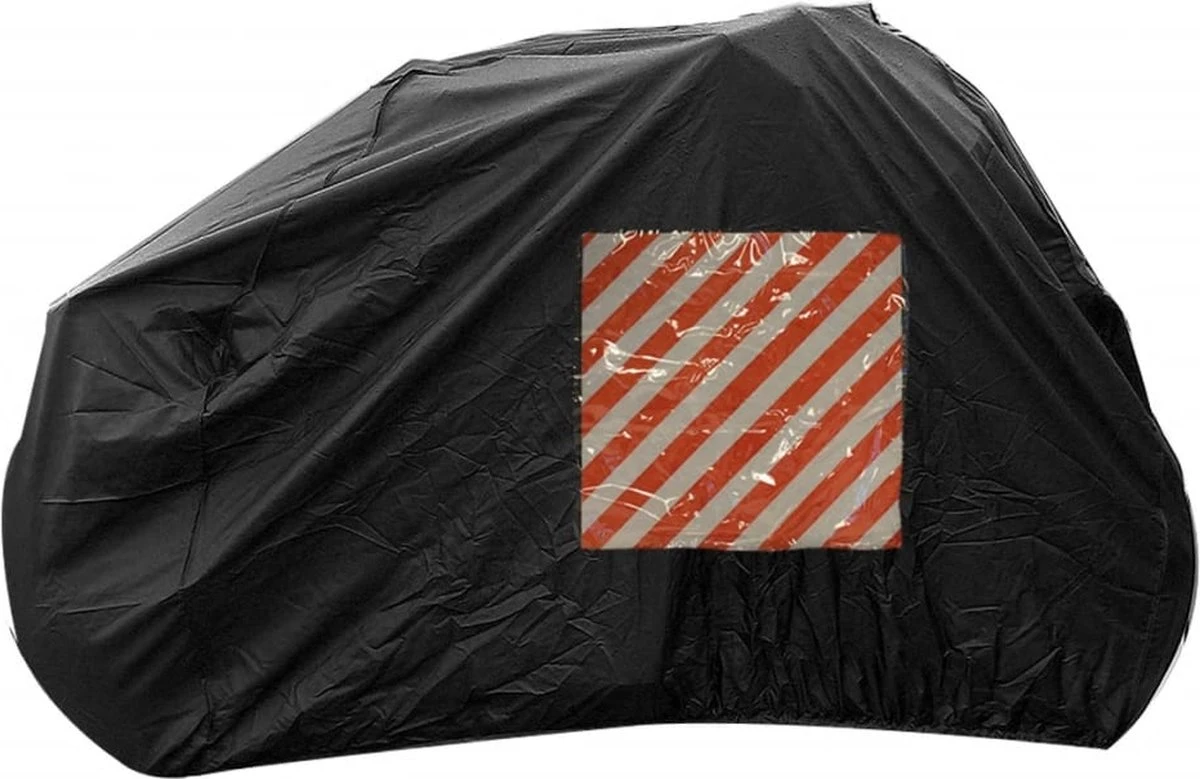 ProPlus Fietsbeschermhoes Voor 2 Fietsen Met Zichttas Voor Waarschuwingsbord Voor Caravans En Campers 5 ProPlus Fietsbeschermhoes Voor 2 Fietsen Met Zichttas Voor Waarschuwingsbord Voor Caravans En Campers - Afbeelding 3