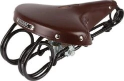 Lepper L-85 Hammock Fietszadel - Leer - Heren - Bruin