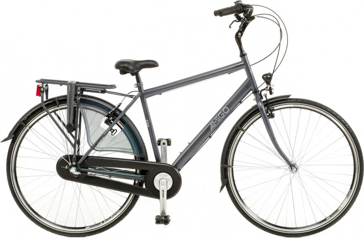 Amigo Bright - Herenfiets 28 Inch - Fiets Met 3 Versnellingen - Antraciet 14 Amigo Bright - Herenfiets 28 Inch - Fiets Met 3 Versnellingen - Antraciet - Afbeelding 12