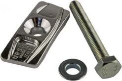 Ursus Adapterplaat Jumbo M10 X 75 Mm Aluminium Zilver