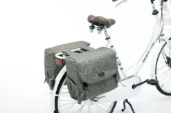 New Looxs Ivy Mondi Joy Dubbele Fietstas - 38 Liter - Walnoot Ivy Grijs/Groen -Fietswereld Verkoop 1200x799 10
