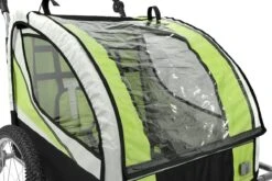 Fietkar - 2 Kinderen - Met Schokbreker - Lime -Fietswereld Verkoop 1200x800 142