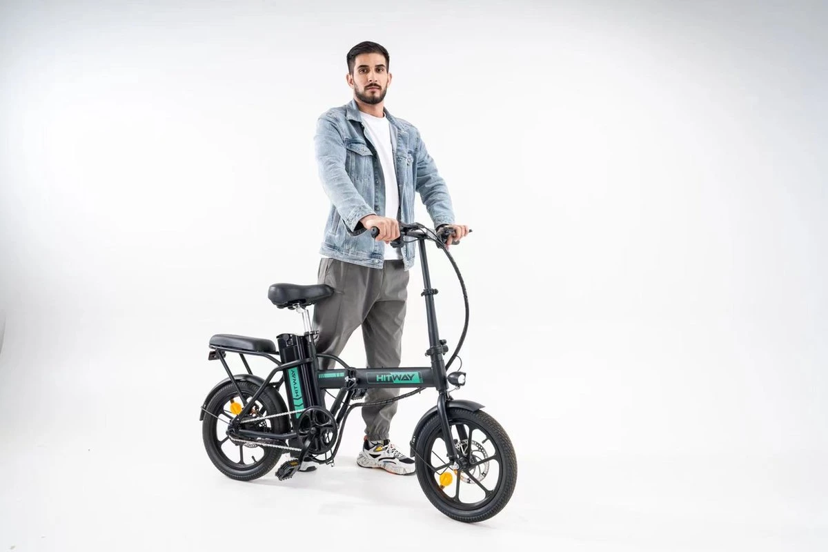 HITWAY E Bike Elektrische Fiets Vouwfiets, 36V/8.4Ah Batterij, 250W Motor, 25km/h, 35-70km, 16" City EBike Voor Heren En Dames 3 HITWAY E Bike Elektrische Fiets Vouwfiets, 36V/8.4Ah Batterij, 250W Motor, 25km/h, 35-70km, 16" City EBike Voor Heren En Dames