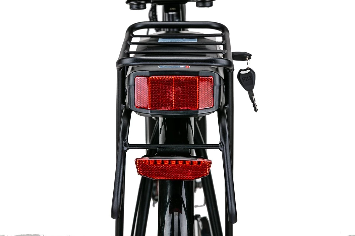 Red6 Elektrische Fiets Brooklyn - E-bike Fiets - 40-65KM | 28 Inch | 250W Motor | Zwart 7 Red6 Elektrische Fiets Brooklyn - E-bike Fiets - 40-65KM | 28 Inch | 250W Motor | Zwart - Afbeelding 5