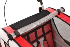 Fietskar Voor Kinderen - Met Buggyfunctie - En Schokbrekers - Rood -Fietswereld Verkoop 1200x801 13