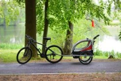 Fietskar Voor Kinderen - Met Buggyfunctie - En Schokbrekers - Rood -Fietswereld Verkoop 1200x801 14