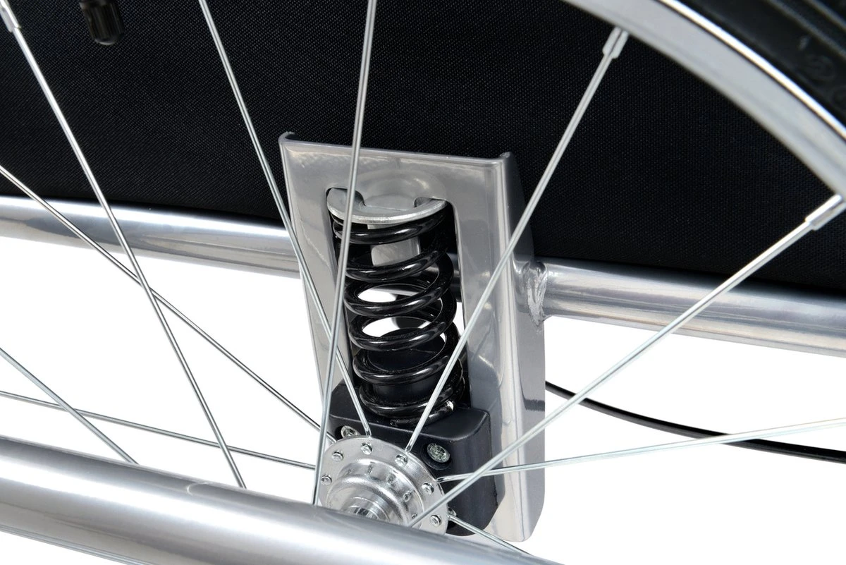 Fietskar Kind - Fietsaanhanger - Met Schokbreker - Rood 7 Fietskar Kind - Fietsaanhanger - Met Schokbreker - Rood - Afbeelding 5