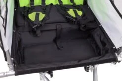 Fietkar - 2 Kinderen - Met Schokbreker - Lime -Fietswereld Verkoop 1200x801 7