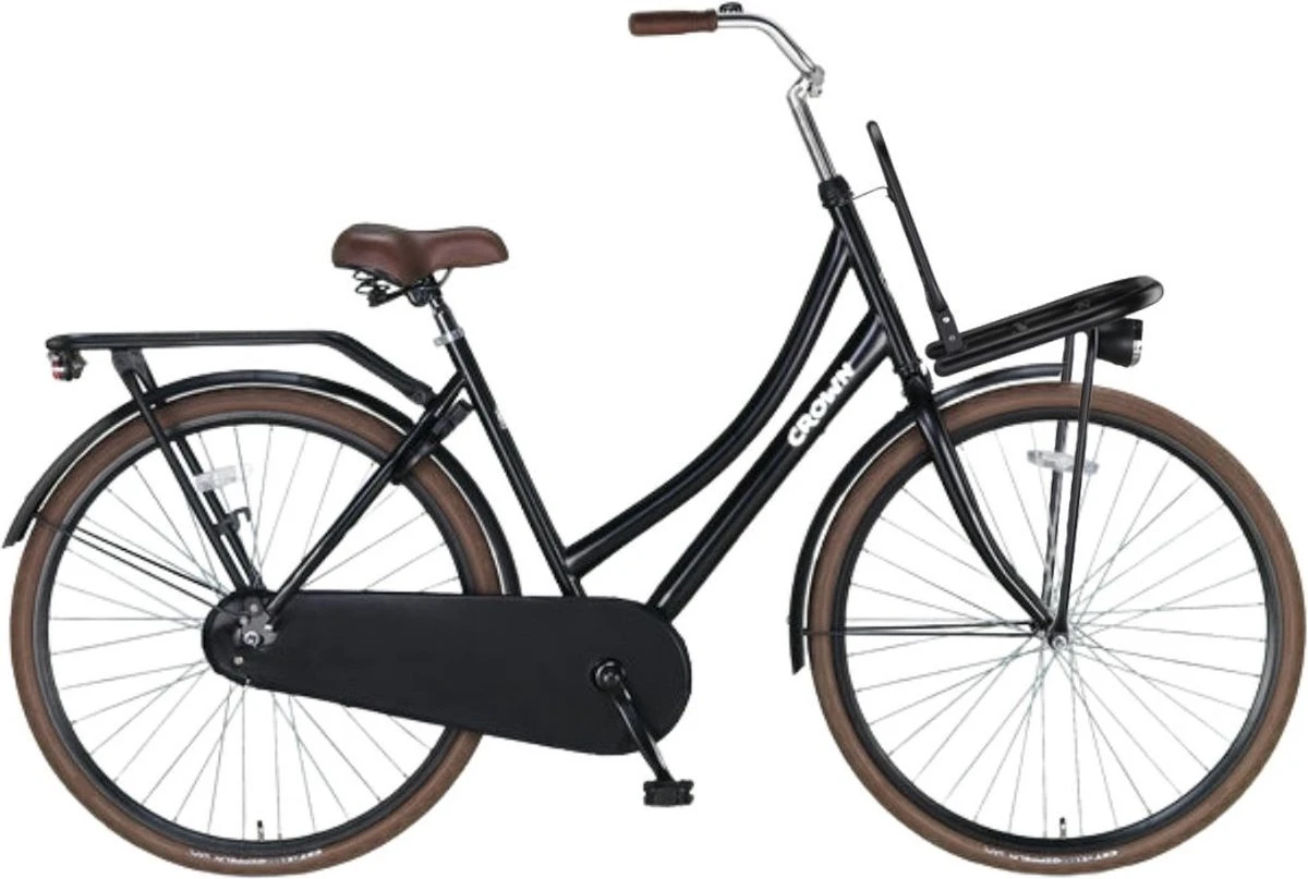 Crown Moscow Omafiets 28 Inch 53cm Zwart 5 Crown Moscow Omafiets 28 Inch 53cm Zwart - Afbeelding 3