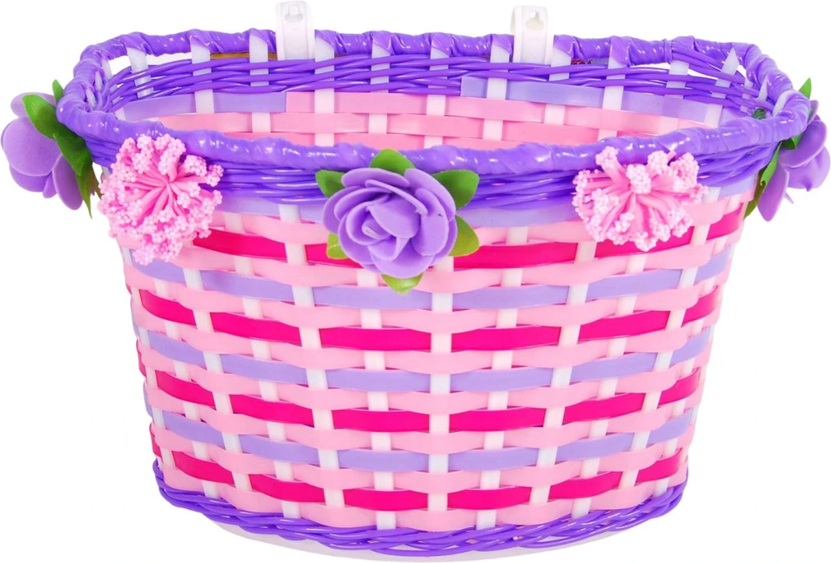 Volare Gevlochten Fietsmand Met Bloemen 8 Volare Gevlochten Fietsmand Met Bloemen - Afbeelding 6