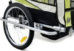 Fietkar - 2 Kinderen - Met Schokbreker - Lime -Fietswereld Verkoop 1200x826 8